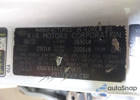 2014 Kia Forte Lx from USA, damaged, VIN KNAFK4A61E5139611